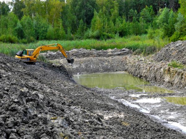 Fish Pond Digging in College Station