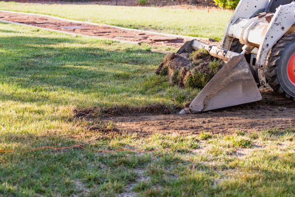 Yard Drainage Grading in College Station