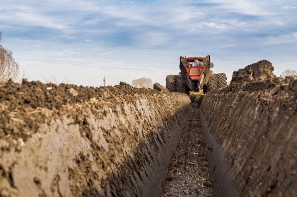 Drainage Trench Repair in College Station