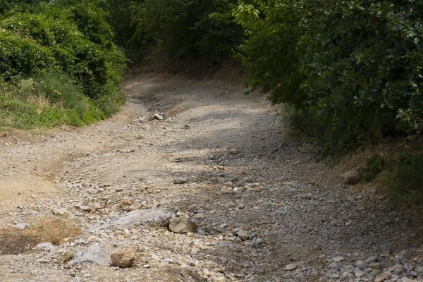 Gravel Road Pothole Repair in College Station