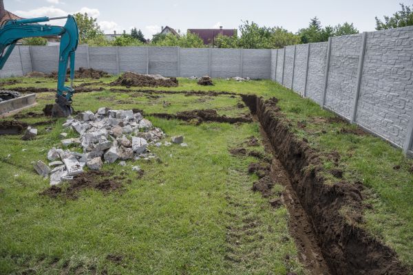 Yard Trenching in College Station