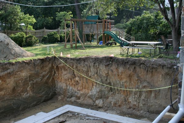 Footer Digging in College Station