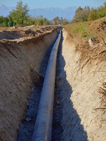 Gas Pipe Trenching in College Station