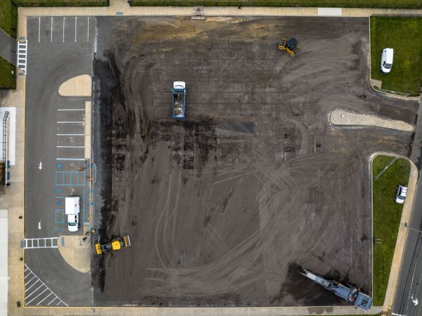 Parking Lot Excavation in College Station