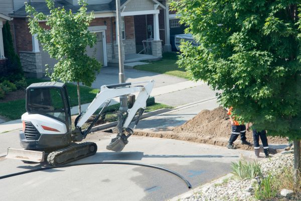 Electrical Line Trenching in College Station