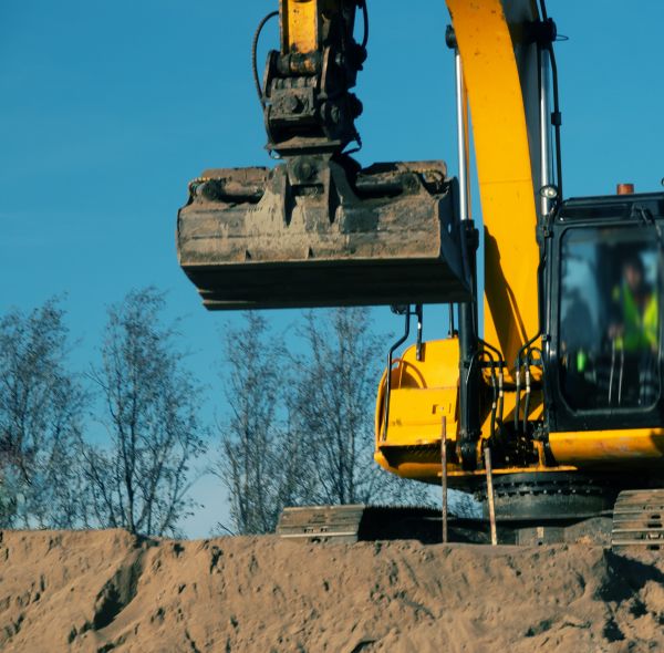 Ditch Grading in College Station